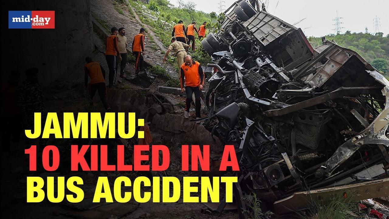 Atleast 10 dead, over 50 injured as Katra bound bus falls into Gorge in Jammu