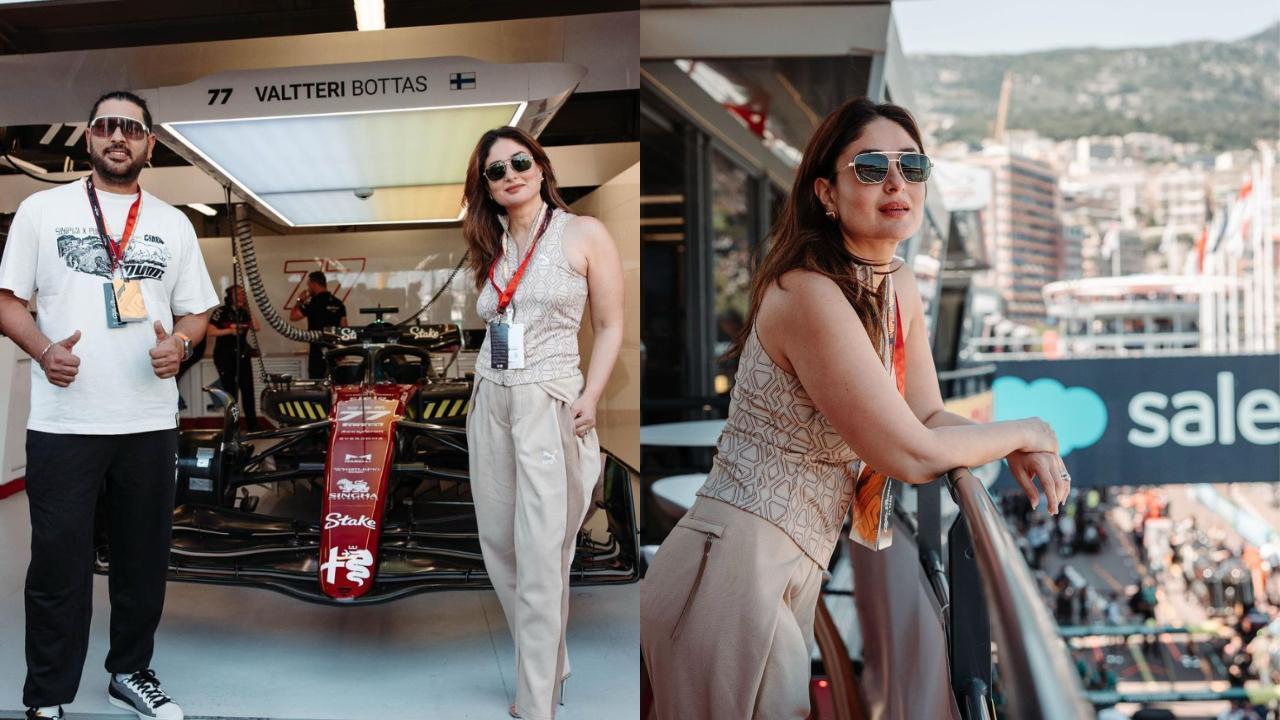 IN PICS: Kareena makes uber cool appearance at Formula 1 Monaco Grand Prix