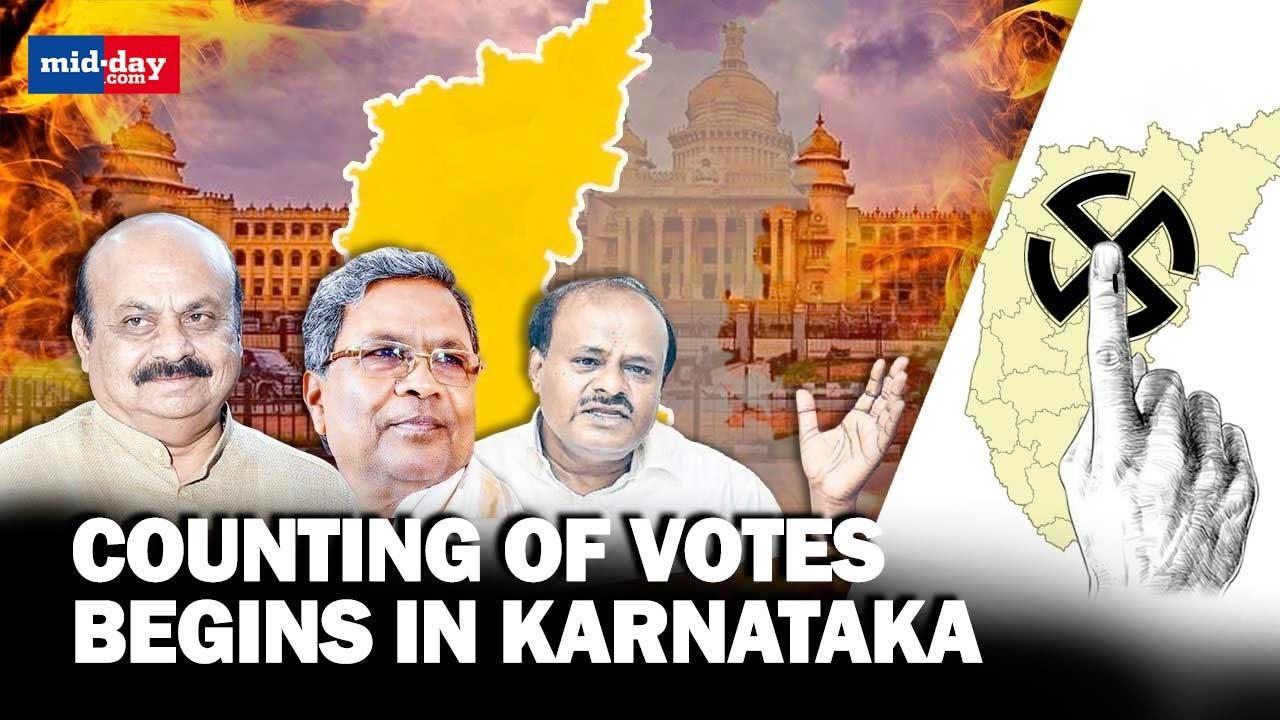 Karnataka Elections 2023 Counting of votes begins