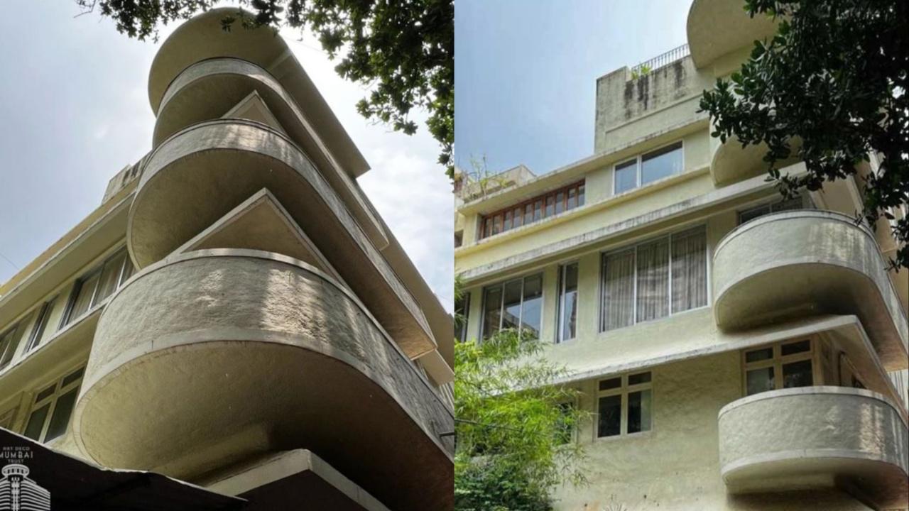 Kathiawada City House, WorliIn 2002, Sangita Devi Kathiwada acquired the spacious Art Deco property and refurbished it to reflect a contemporary lifestyle. Located in one of the quaint bylanes of Worli's Pochkhanwala neighbourhood, it is easy to spot the Kathiwada City House. Photo Courtesy: Art Deco Mumbai