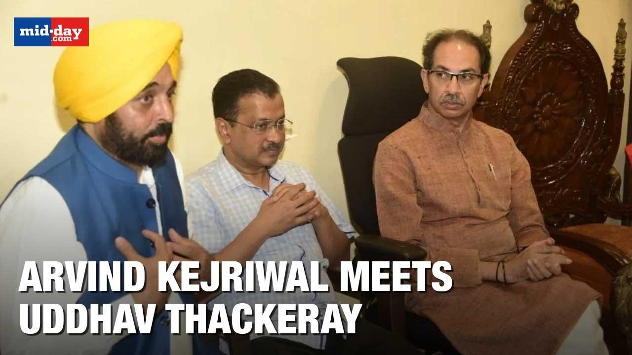 Arvind Kejriwal met Uddhav Thackeray to seek support against centre’s ordinance