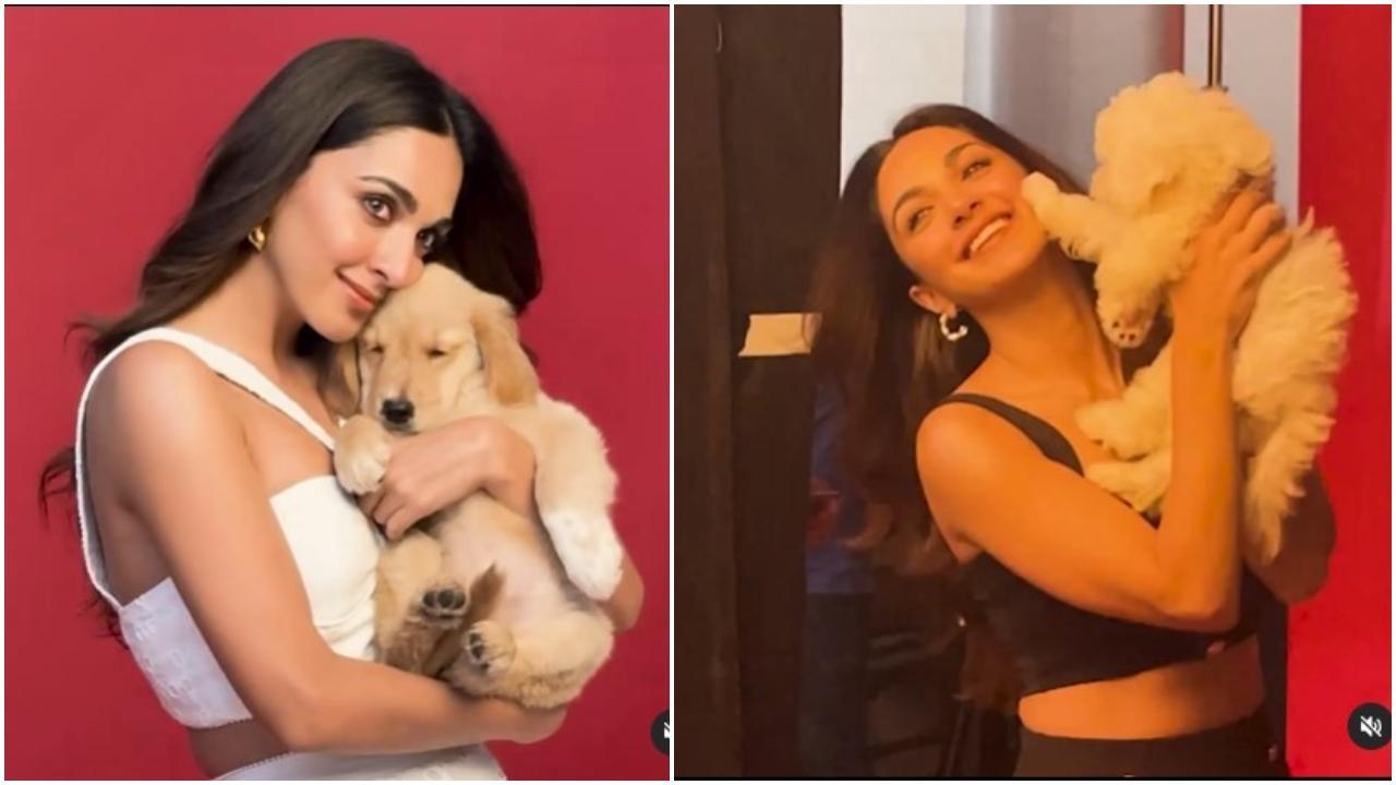 Kiara Advani posing with pups is the perfect pick-me-up you need on a Tuesday morning