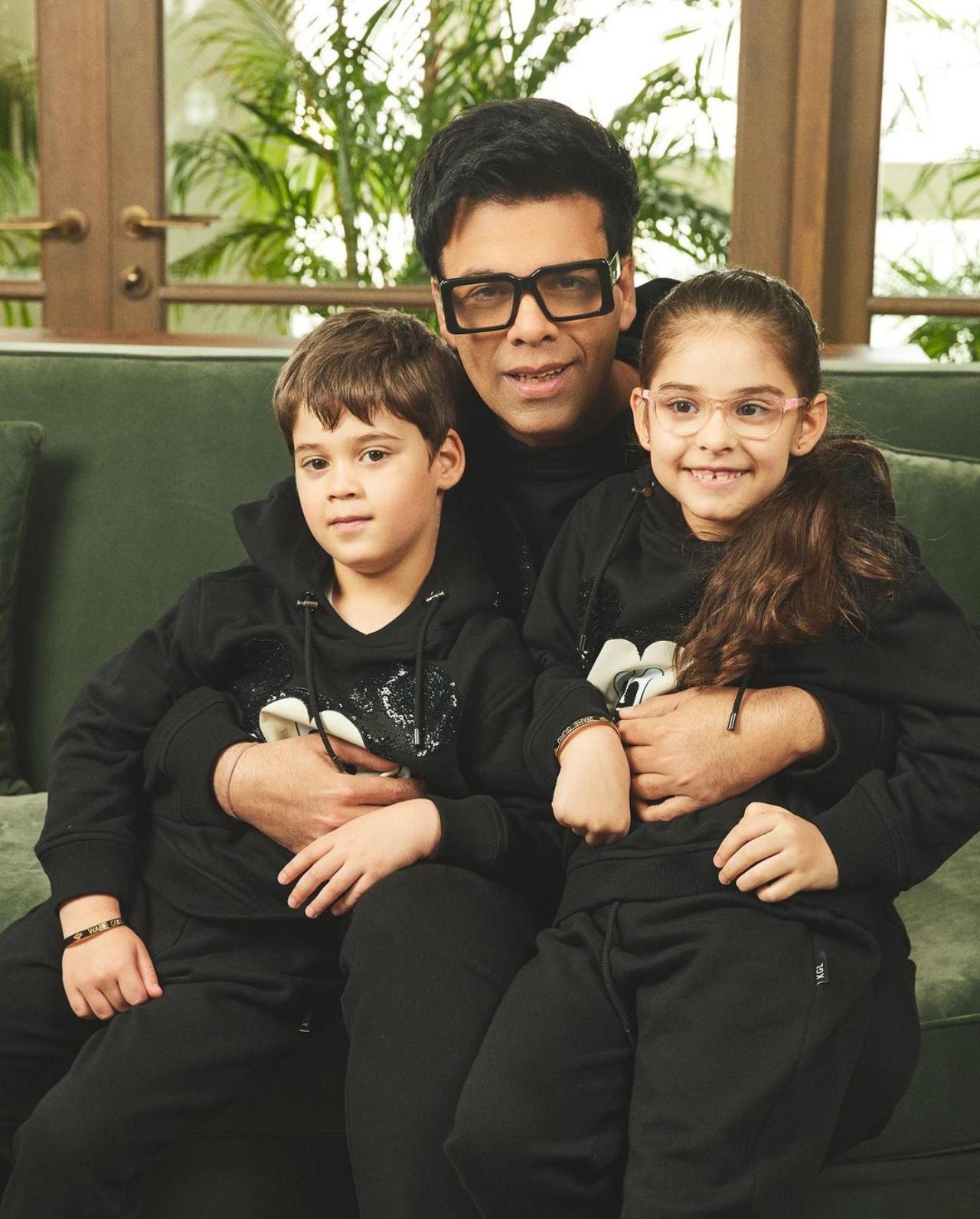 Karan Johar’s adorable moments with his twins Yash and Roohi