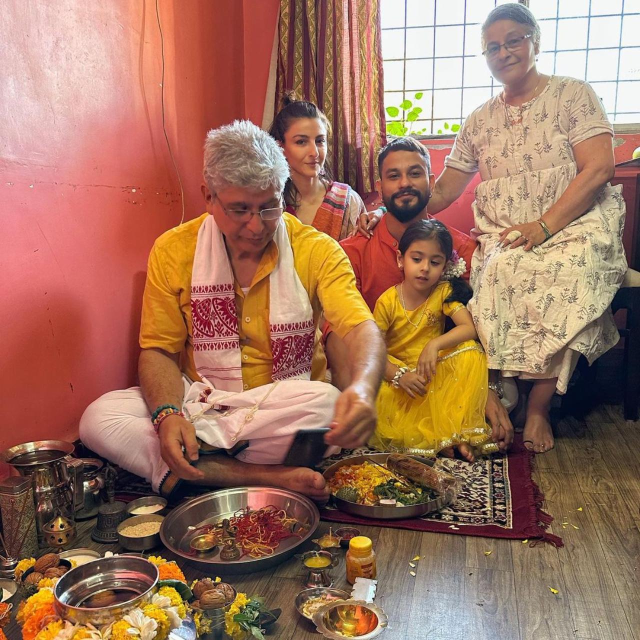Kunal and Soha have also conscioulsy instilled Indian traditions and culture in their daughter. The couple who are interfaith follow customs of both religions at home and share pictures of them celebrating all festivals