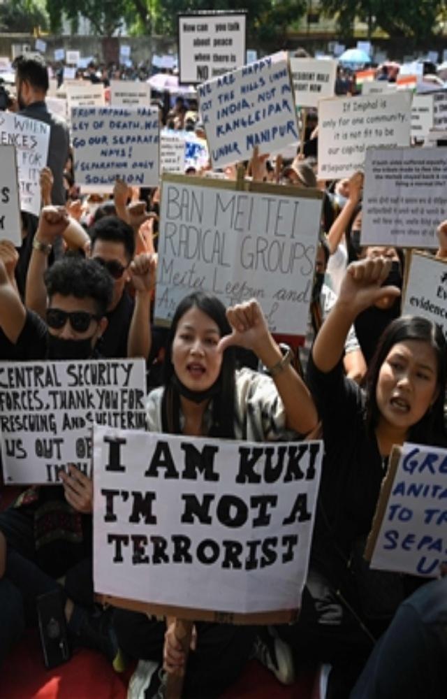 They raised slogans demanding justice for the state