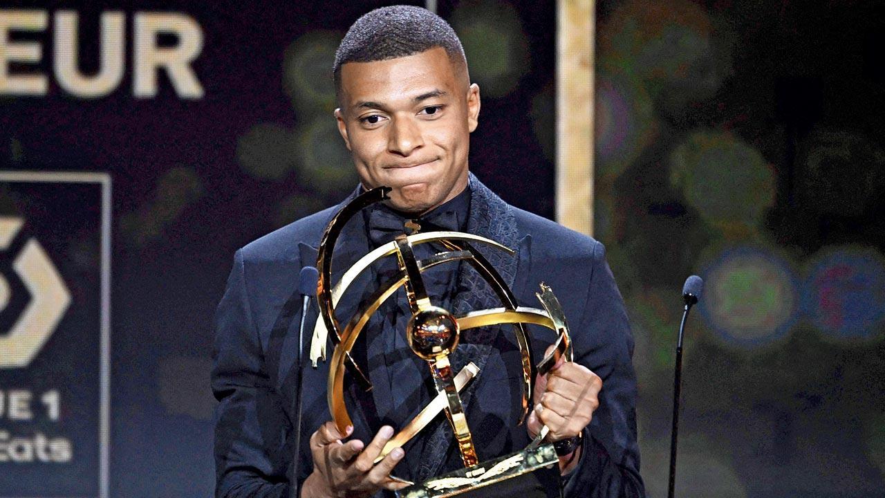 Mbappe named best French player for fourth time in a row