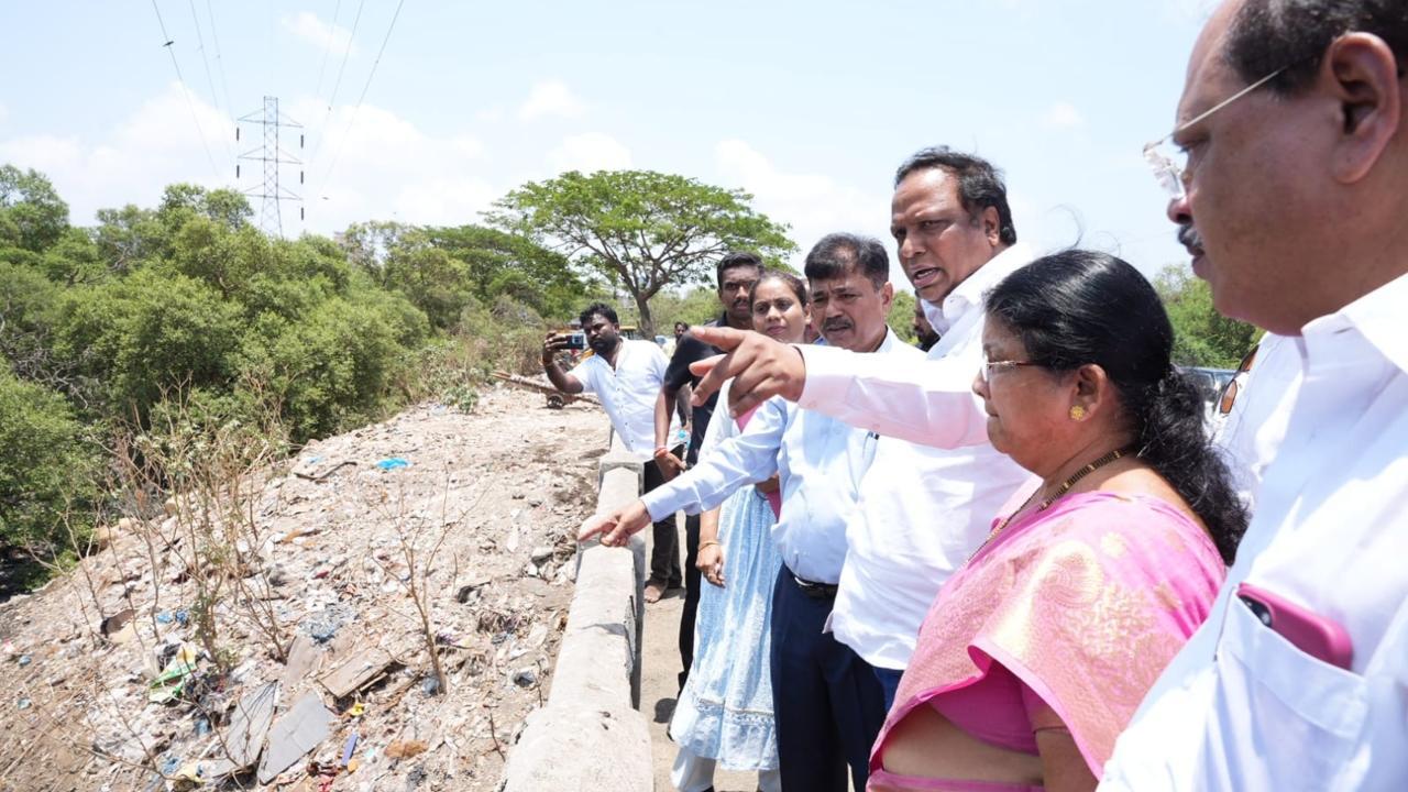 IN PHOTOS: Ashish Shelar demands data from BMC on pre-monsoon nullah cleaning
