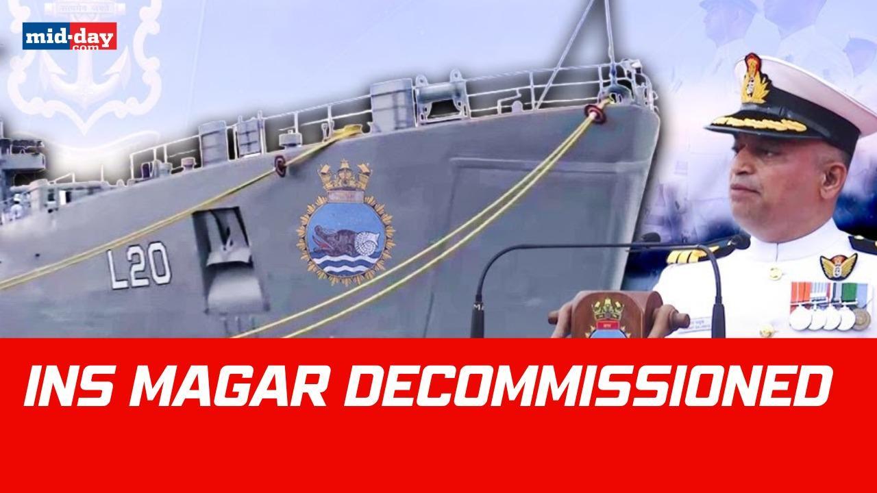 Indian Navy decommissions INS Magar after 36 years of service