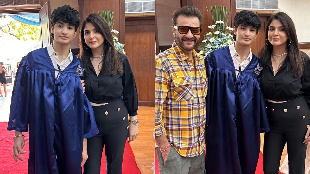 Maheep Kapoor gives a sneak-peek into her son Jahaan Kapoor's graduation day; see pics