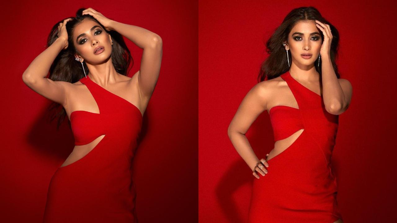 IN PICS: Pooja Hegde wants to 'set the world on fire' in this red hot outfit