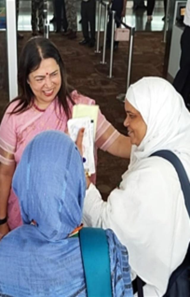 The Minority Affairs Ministry has made comprehensive arrangements for the health of the Haj pilgrims with health desks at airports