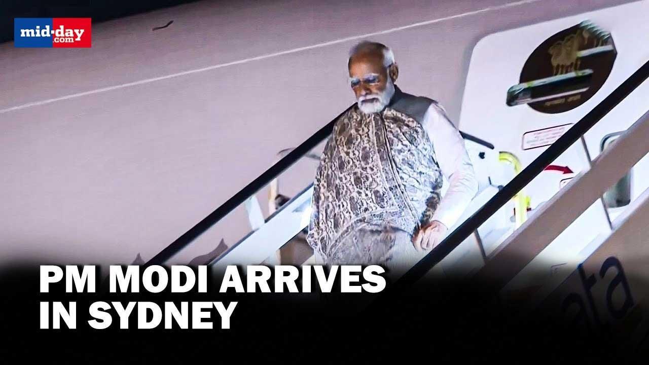 PM Modi arrives in Sydney to hold bilateral talks with counterpart Albanese