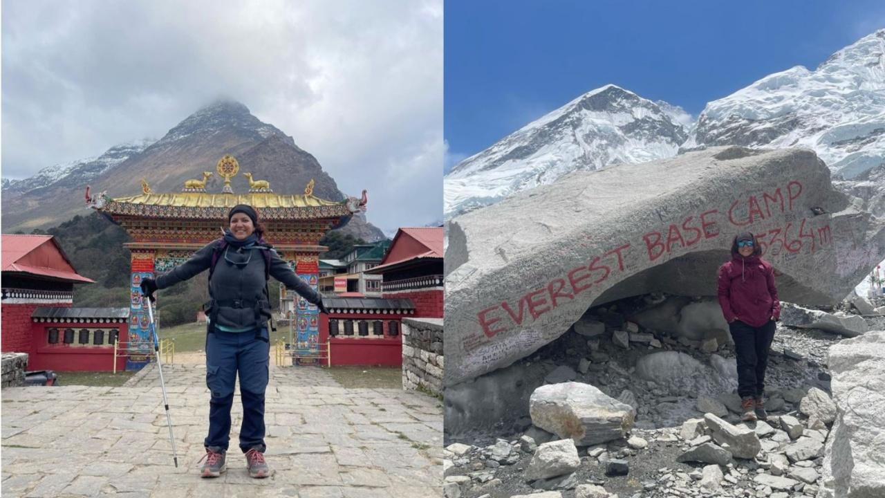 To combat the low oxygen at the high altitude, Mittal chose to train using altitude masks. “Although they make you sound like Bane, they proved so helpful,” she jokes