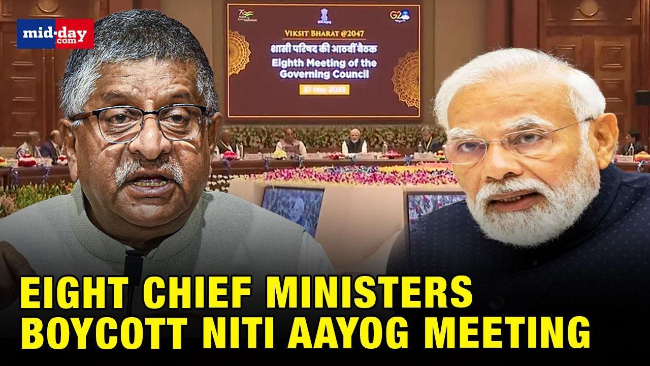 BJP lashes out at CMs who boycotted Niti Aayog meeting