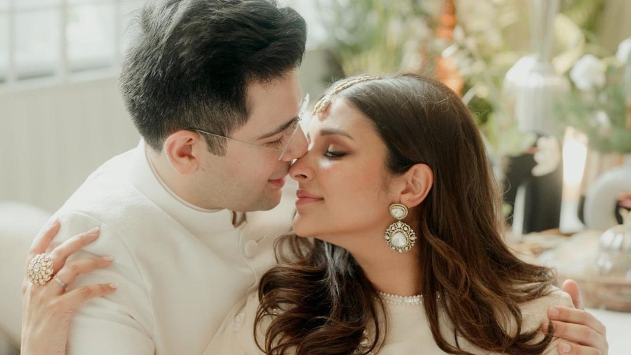 FIRST PICS: Parineeti Chopra, Raghav Chadha share pictures from their engagement ceremony