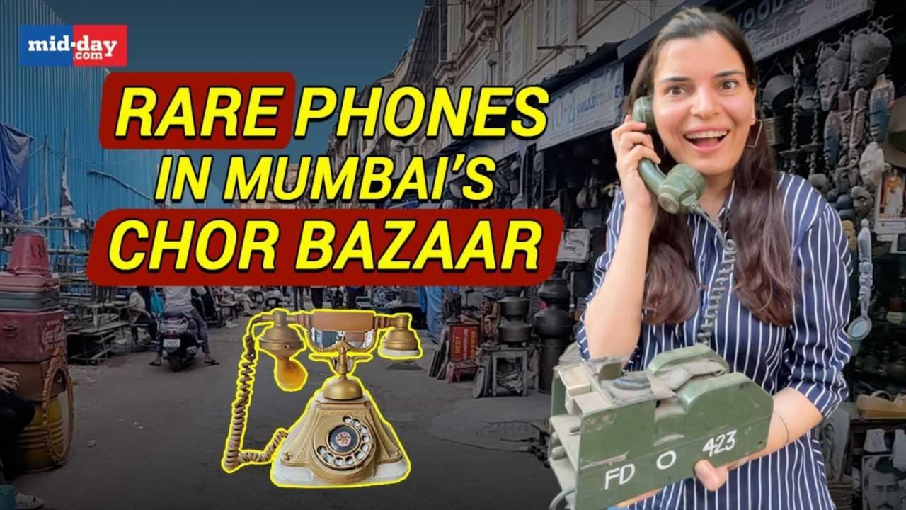 Exploring Mumbai’s Chor Bazaar to find vintage and antique telephones 