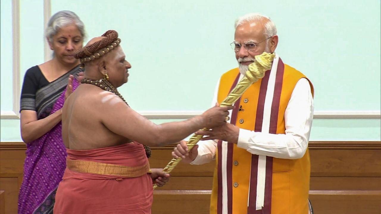Sengol holds significance not only because it was a sacred symbol of Power transfer in 1947, it is also significant as it served as a connecting bridge between the ancient and glorious traditions of India of pre-colonial times and the future of the independent India, PM Modi said on Saturday