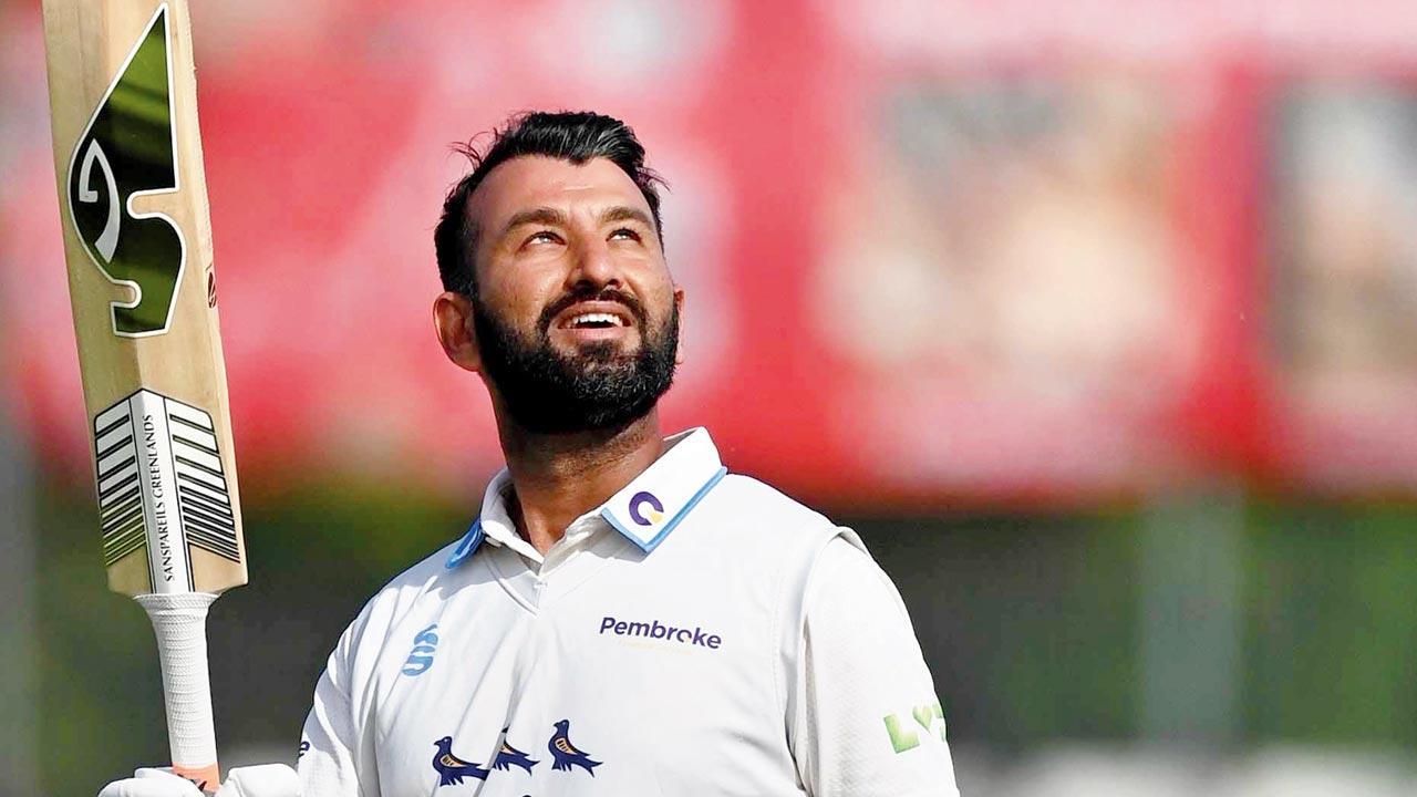 Cheteshwar Pujara scores third ton for Sussex in four games