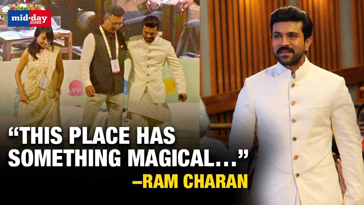 Actor Ram Charan attends G20 event in Srinagar