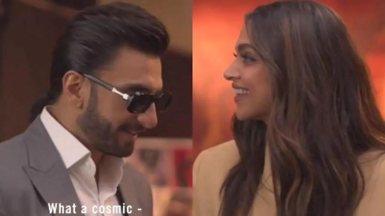Deepika Padukone was featured on the cover of Time magazine. During her interview, her husband and fellow actor Ranveer Singh made a spontaneous visit. They shared a brief kiss when he arrived and departed, with Ranveer mentioning that he was shooting in a nearby location and decided to surprise her. It was a 