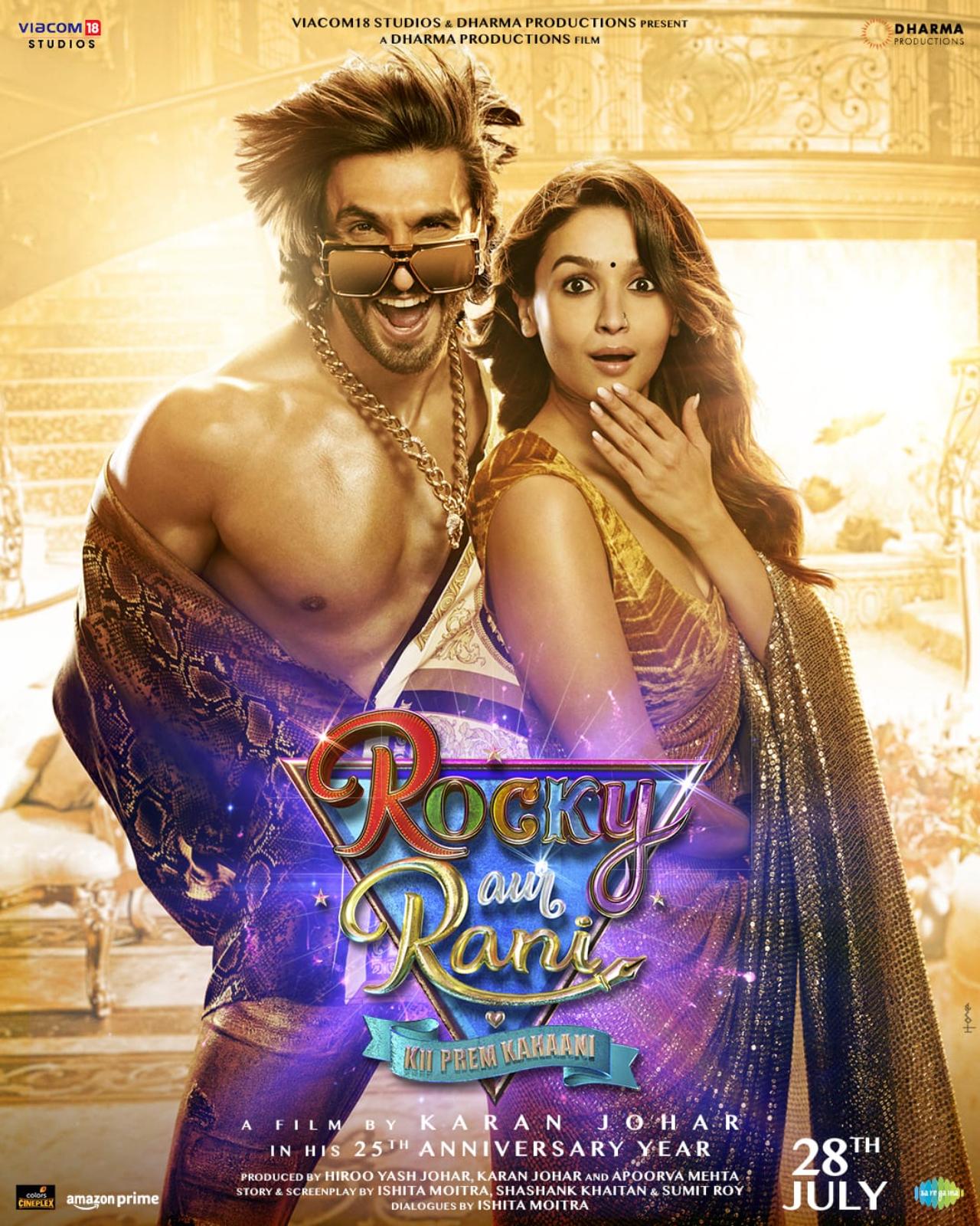 'Rocky Aur Rani Kii Prem Kahani' will hit the theatres on July 28. The film also stars Dharmendra, Shabana Azmi, and Jaya Bachchan