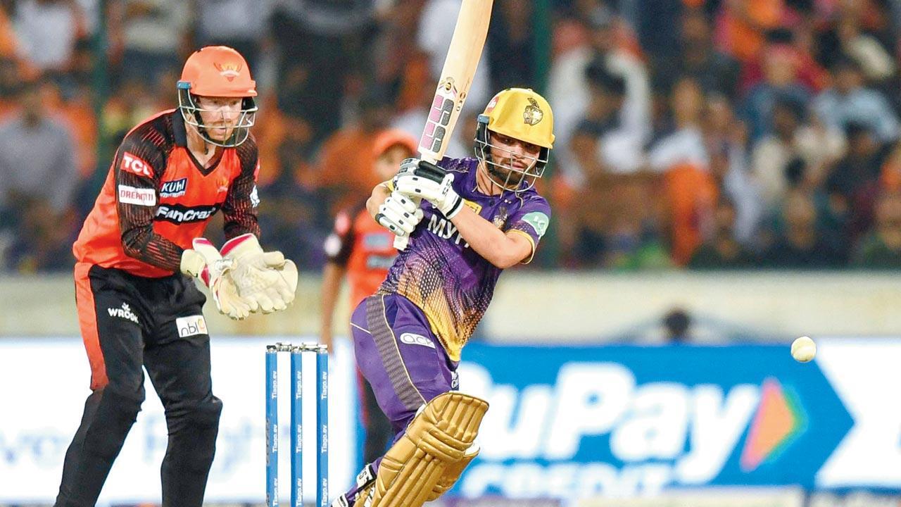 Rinku, Rana help Knights post 171/9 against SRH