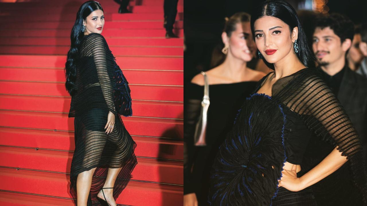 Cannes 2023: Shruti Haasan goes for more black on the red carpet