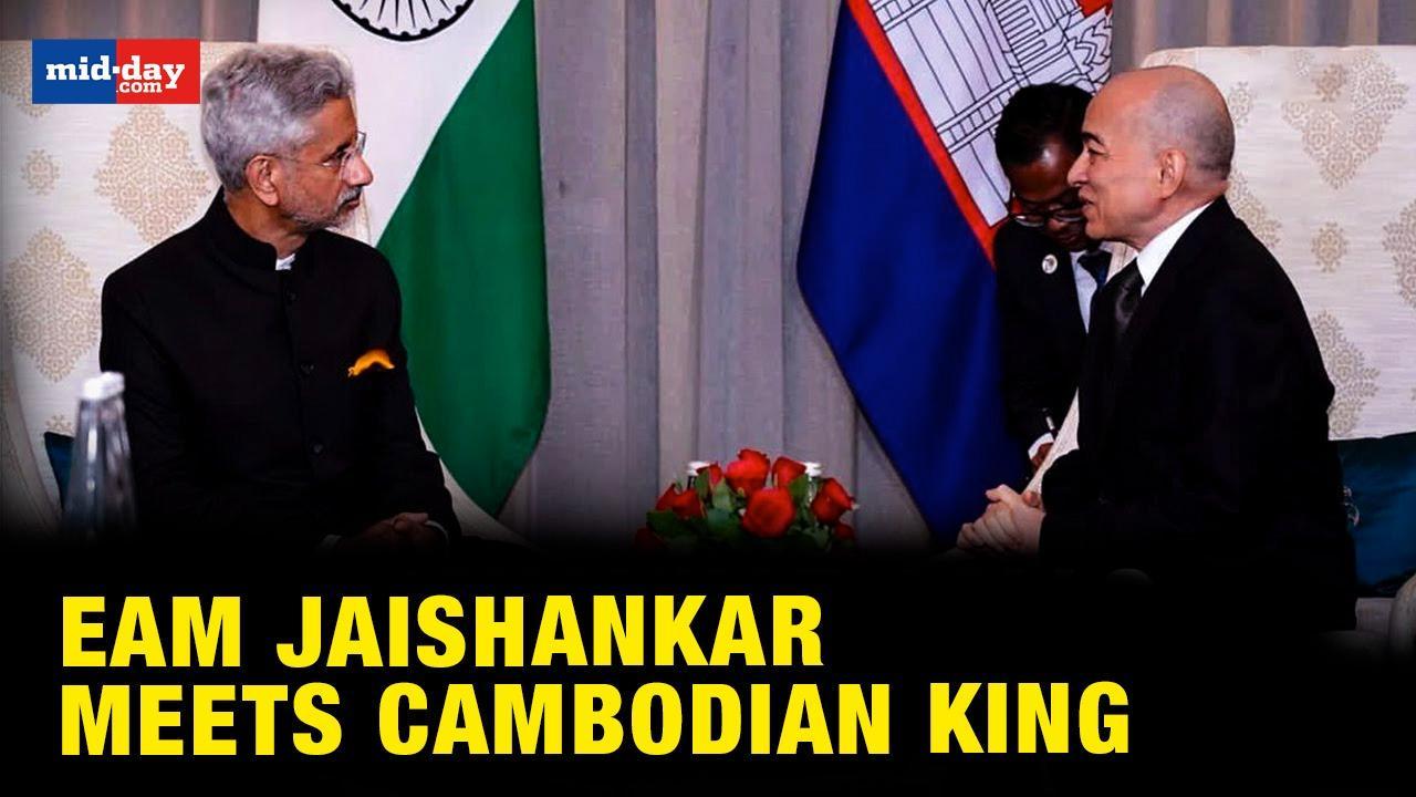 EAM S Jaishankar meets Cambodian king Norodom Sihamoni