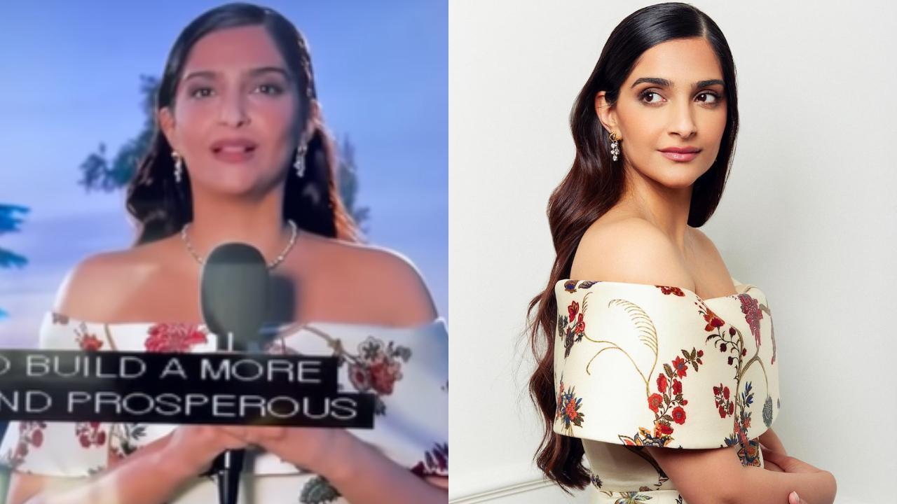 Sonam Kapoor Xxx Video - Sonam Kapoor begins speech with 'Namaste' at Coronation concert, gets  introduced as one of the biggest