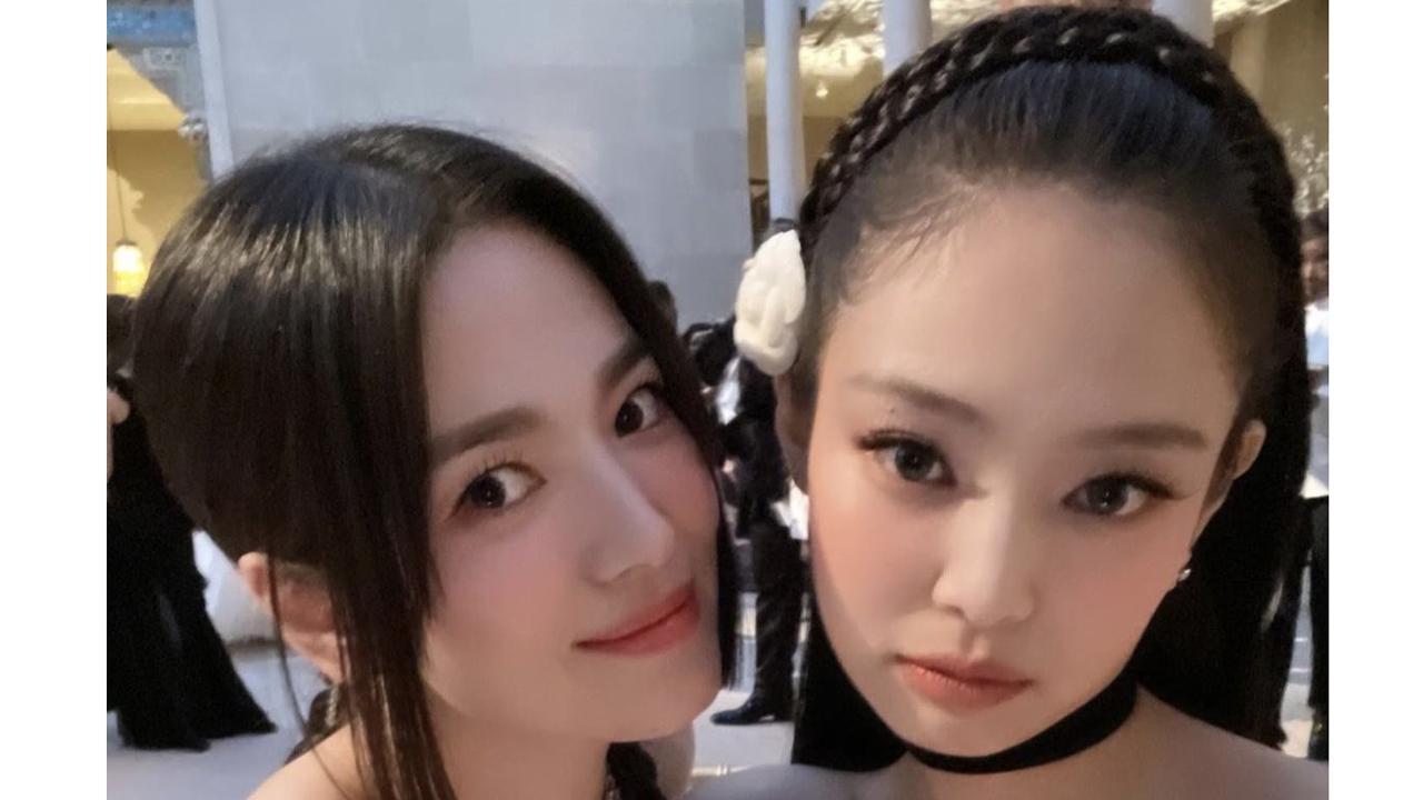 BLACKPINK's Jennie and actress Song Hye Kyo pose together at Met Gala 2023, fans ecstatic