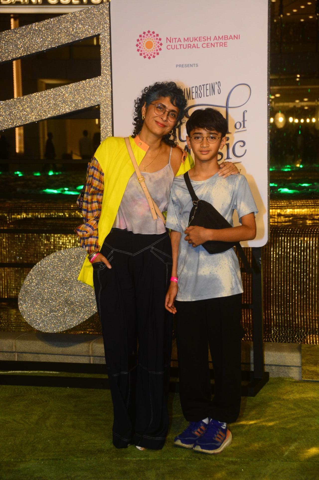 Aamir Khan's ex-wife Kiran Rao was at the event with their son Azad
