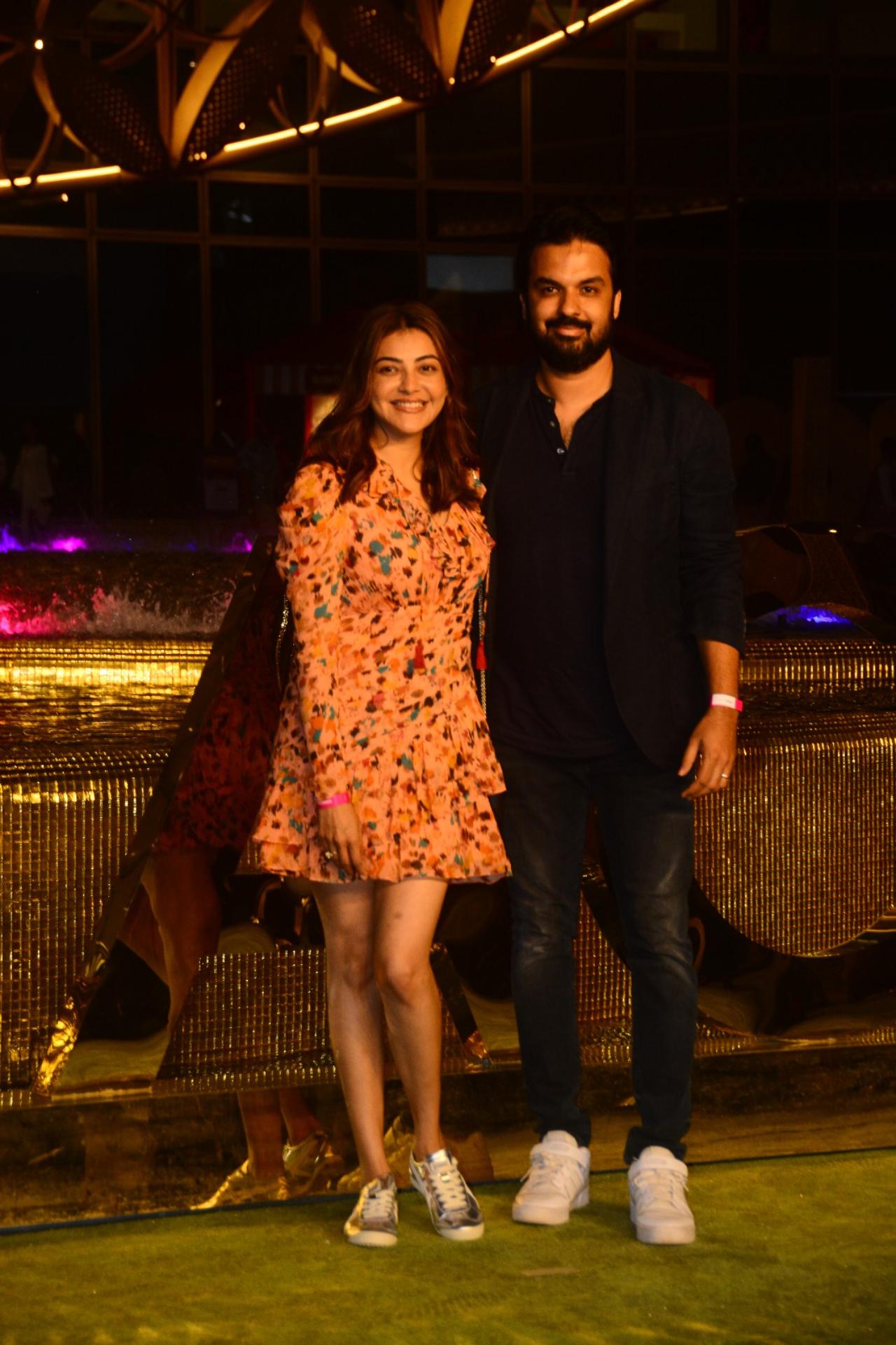 Kajal Aggarwal and her husband Gautam also marked their presence at the event