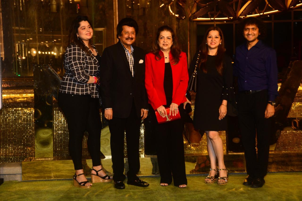 Pankaj Udhas arrived with his wife, daughters, and son-in-law