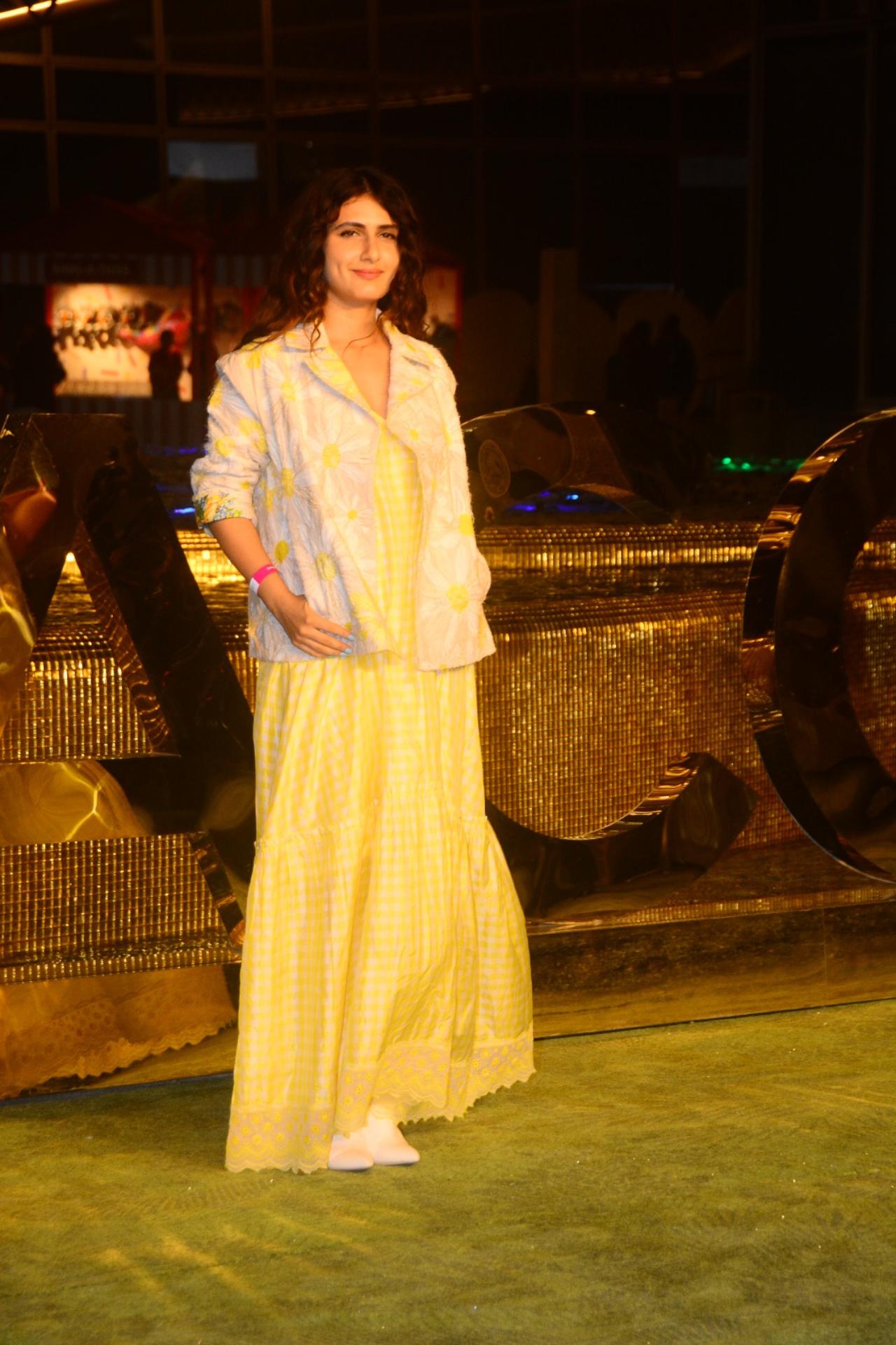 Fatima Sana Shaikh opted for a chic casual for the night