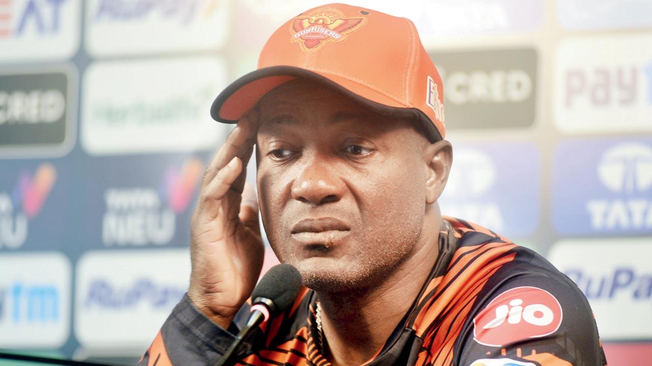 Sunrisers head coach Brian Lara 