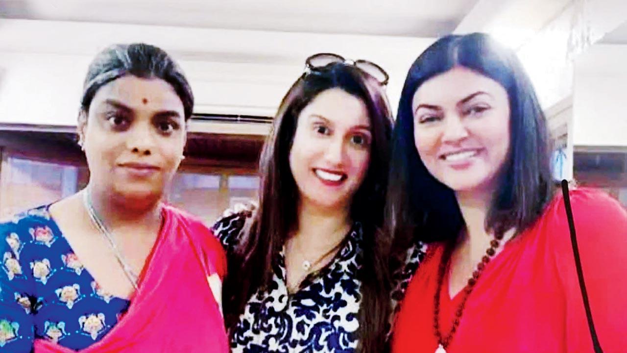 Gauri Sawant with Nadiadwala and Sen