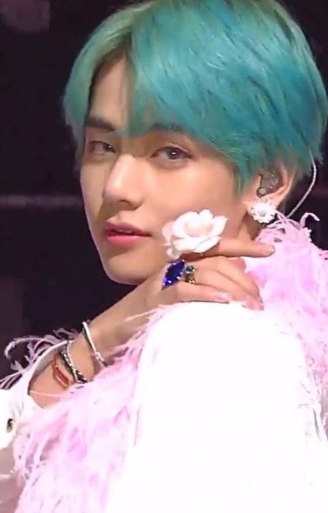 taehyung with blue hair picturesTikTok Search