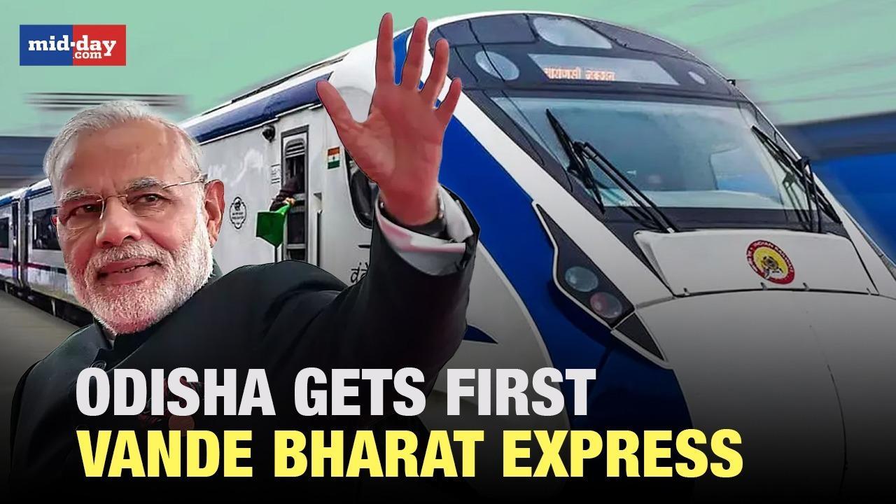 PM Modi flags off Odisha's first Vande Bharat Express train