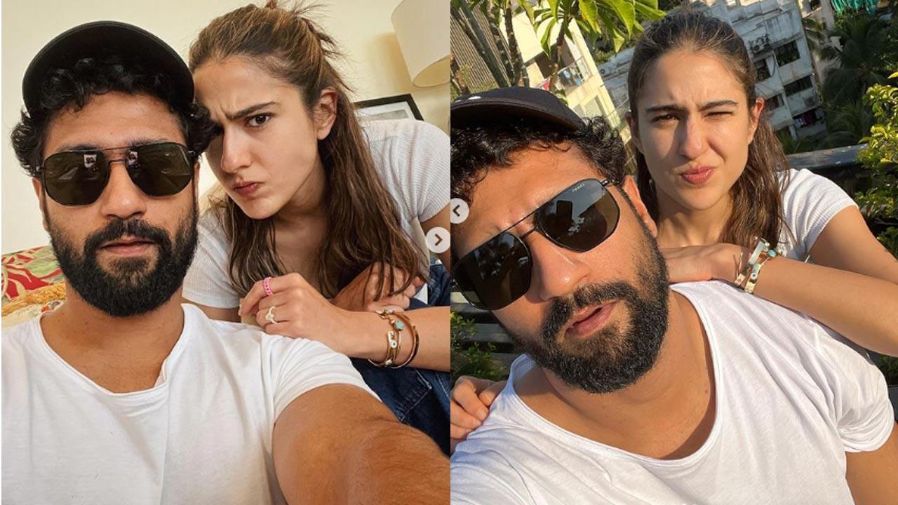 Vicky Kaushal and Sara Ali Khan arouse interest of fans with goofy selfies ahead of their film's trailer release