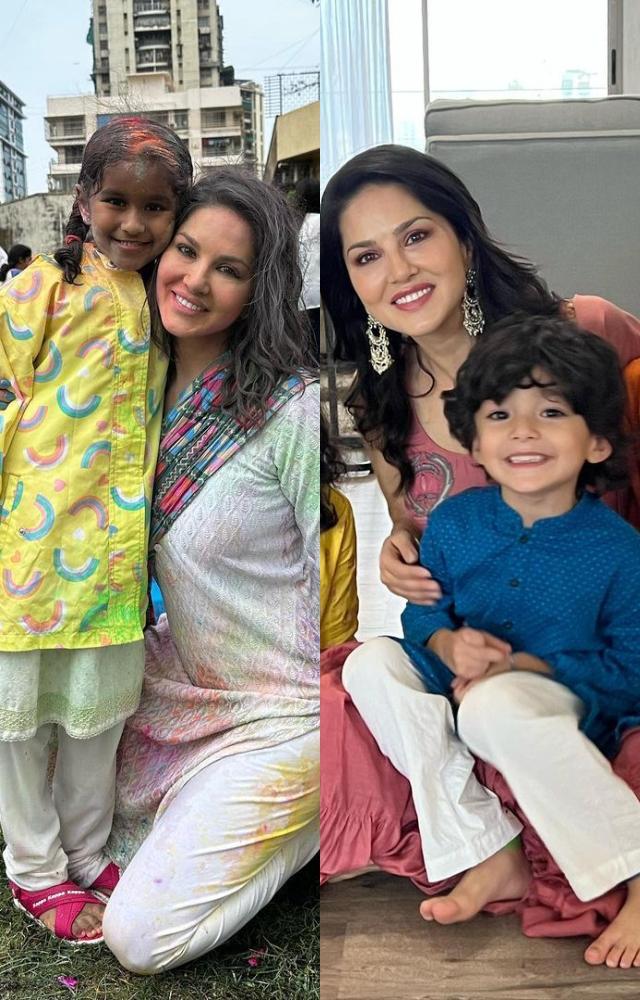 nude sunny leone holi images