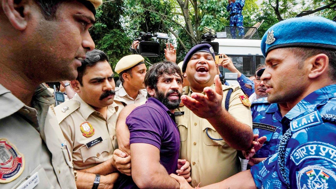 Wrestlers can’t protest  at Jantar Mantar: police