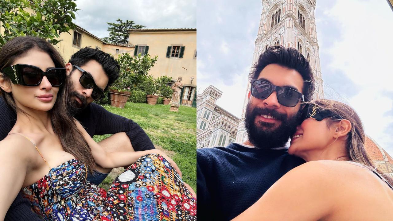 Mouni Roy at Vacation in Italy