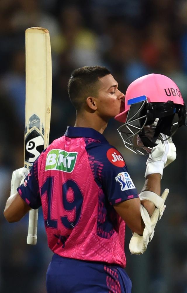 Local boy Jaiswal took his tally past 400 runs this season and also recorded the highest score of this IPL to propel Royals to a massive 212 for seven vs MI.
