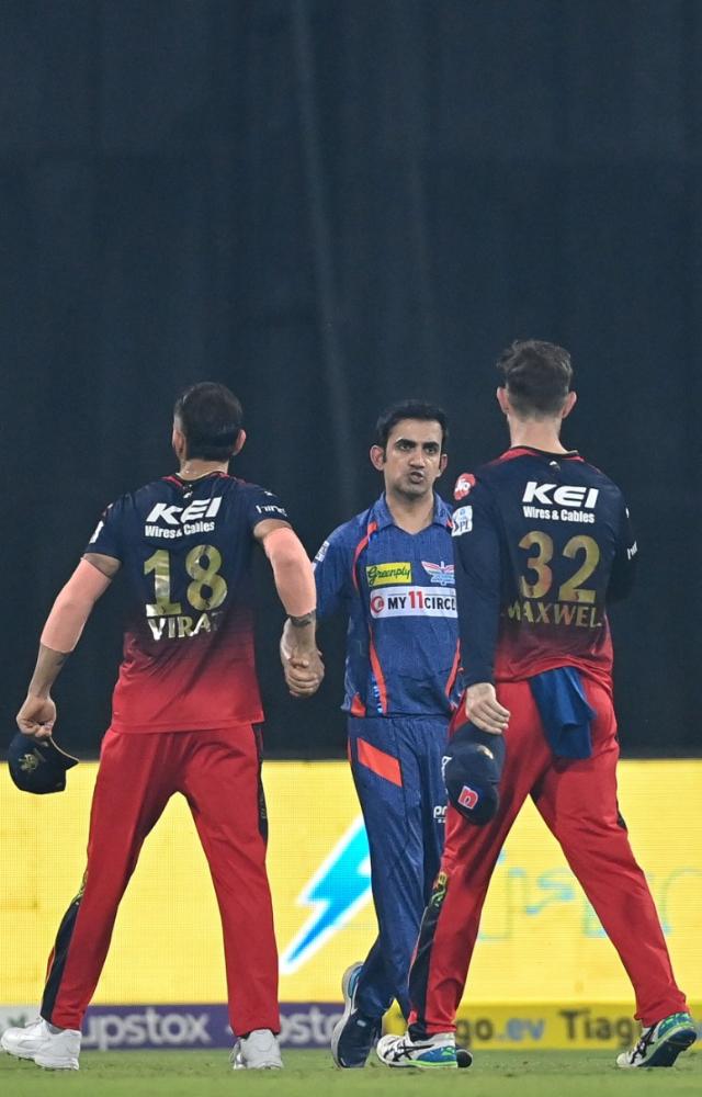 Kohli and Gambhir added another chapter to their bitter rivalry as they got involved in an ugly face-off after RCB beat LSG by 18 runs