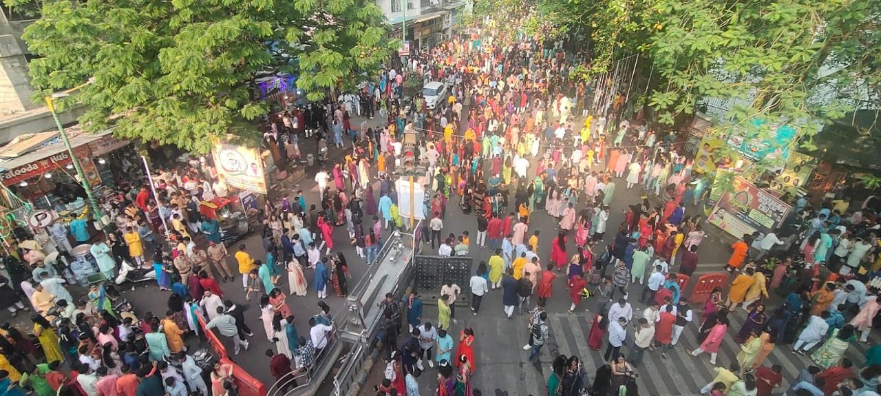 Houses have been decorated with colourful lights, rangolis, and flowers to celebrate the festival of joy