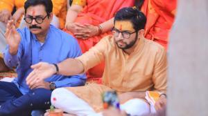 IN PHOTOS: Aaditya Thackeray inagurates ancient temple in Mathura