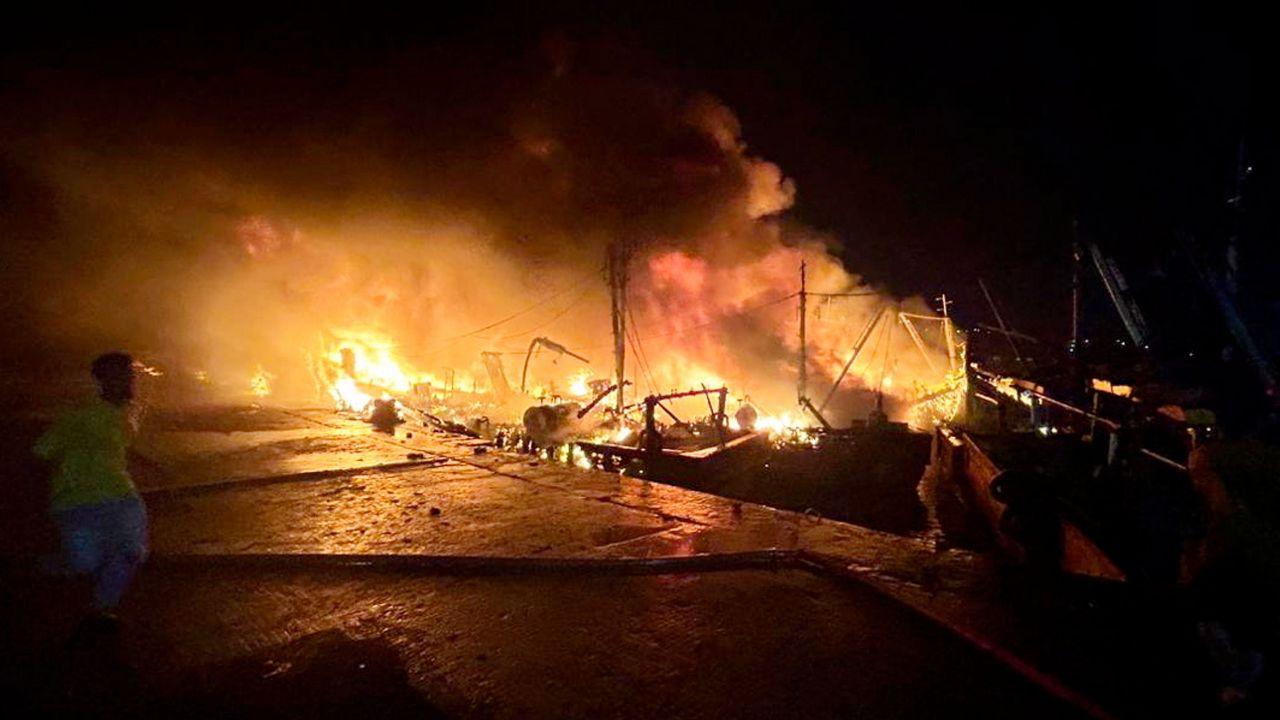 There is no loss of life at the outset. Only about 25-30 ships got gutted. We are investigating the cause of the incident, ADGP Shankar said.