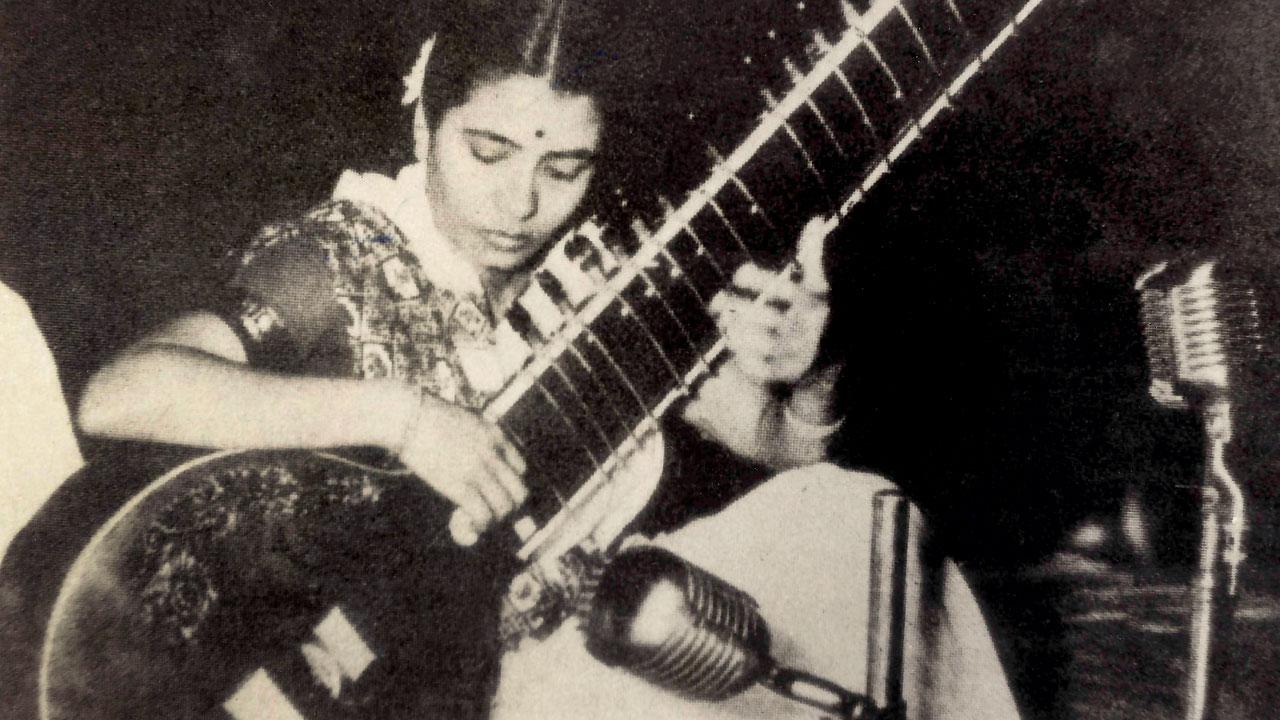 A file photo of the sitarist in concert