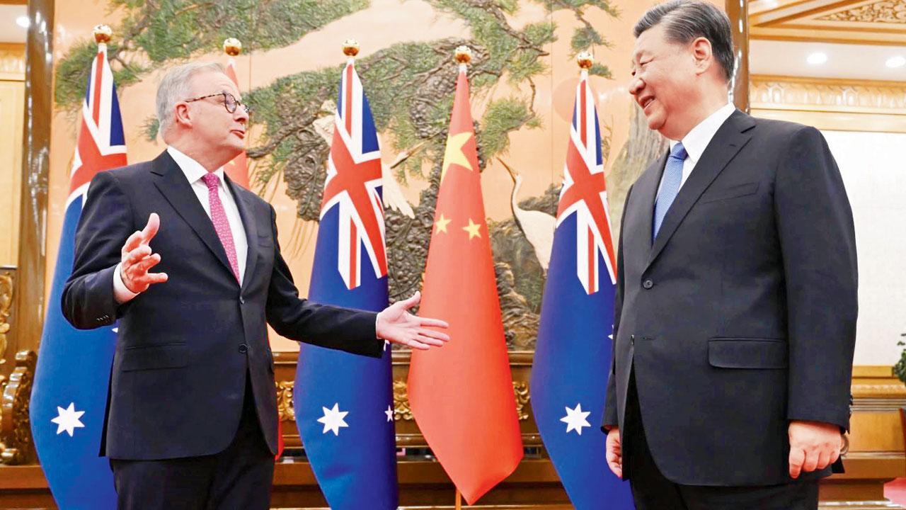 Australian and Chinese leaders meet in Beijing