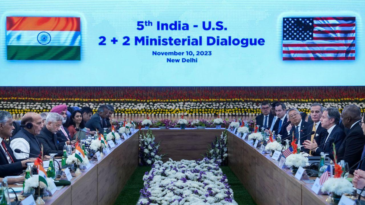 India & US hold in 2+2 ministerial dialogue